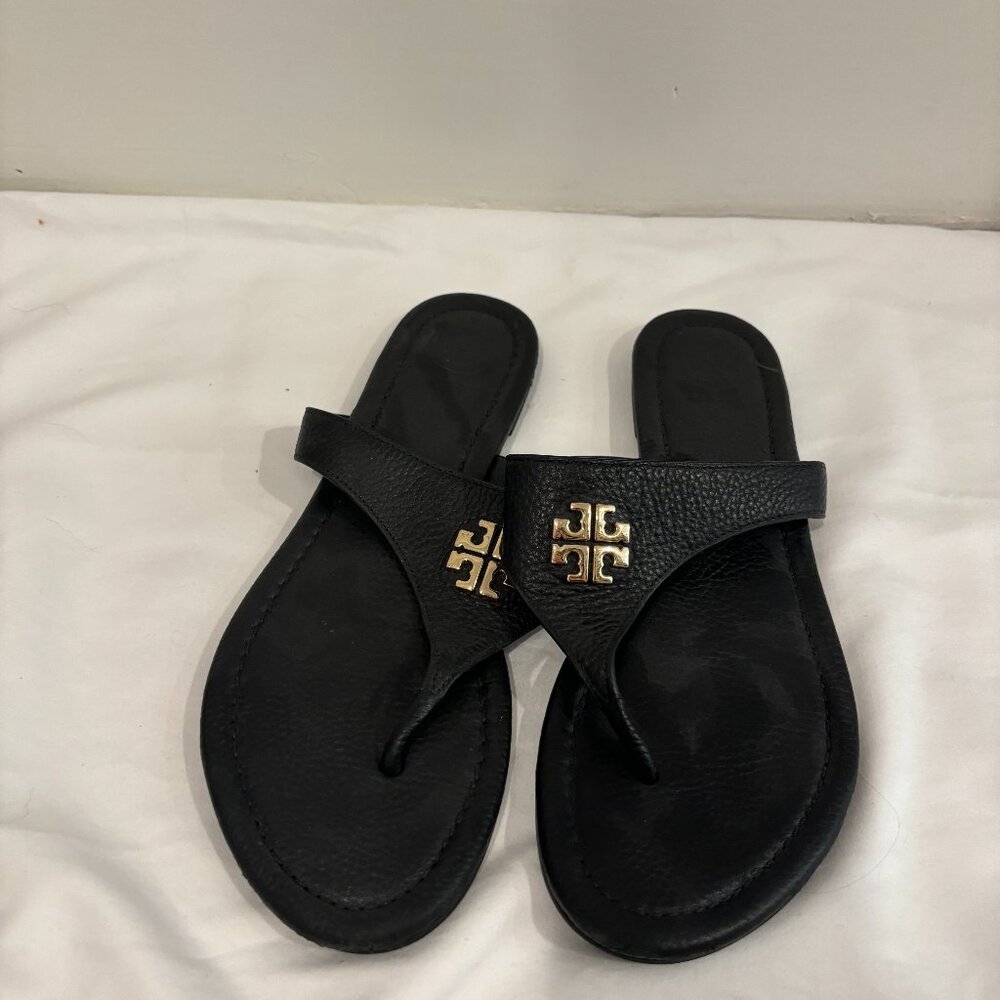 Tory Burch Logo Sandals